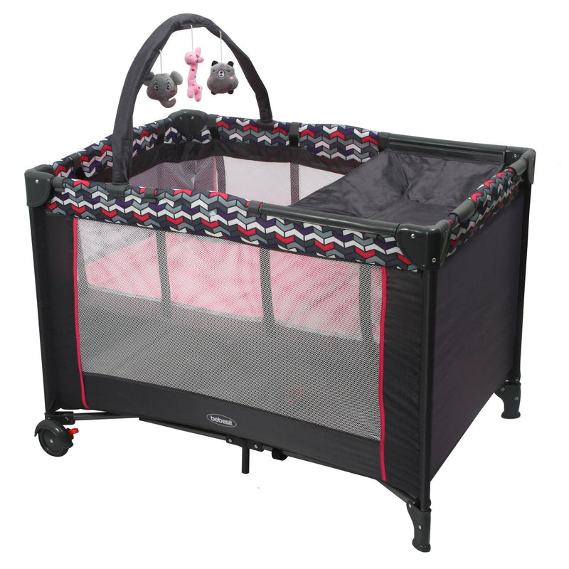 Cuna Pack and Play Sleep II Rosado, Bebesit - KIDSCLUB Tienda ONLINE