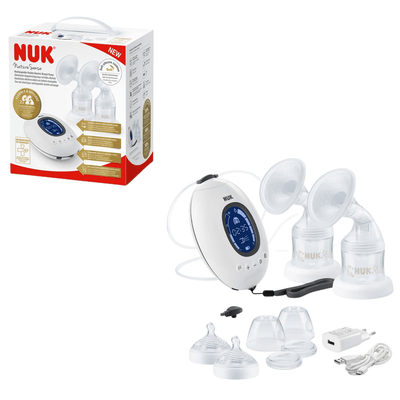 Extractor de leche NUK DOBLE nature sense - KIDSCLUB Tienda ONLINE