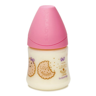 Mamadera anatomica latex 150 ml 0-6M Galleta, Suavinex - KIDSCLUB Tienda ONLINE