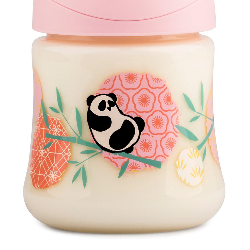 Mamadera anatomica latex 150 ml 0-6M Panda Rosa, Suavinex - KIDSCLUB Tienda ONLINE