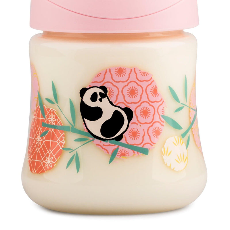 Mamadera anatomica silicona 150 ml 0-6M Panda Rosa, Suavinex - KIDSCLUB Tienda ONLINE