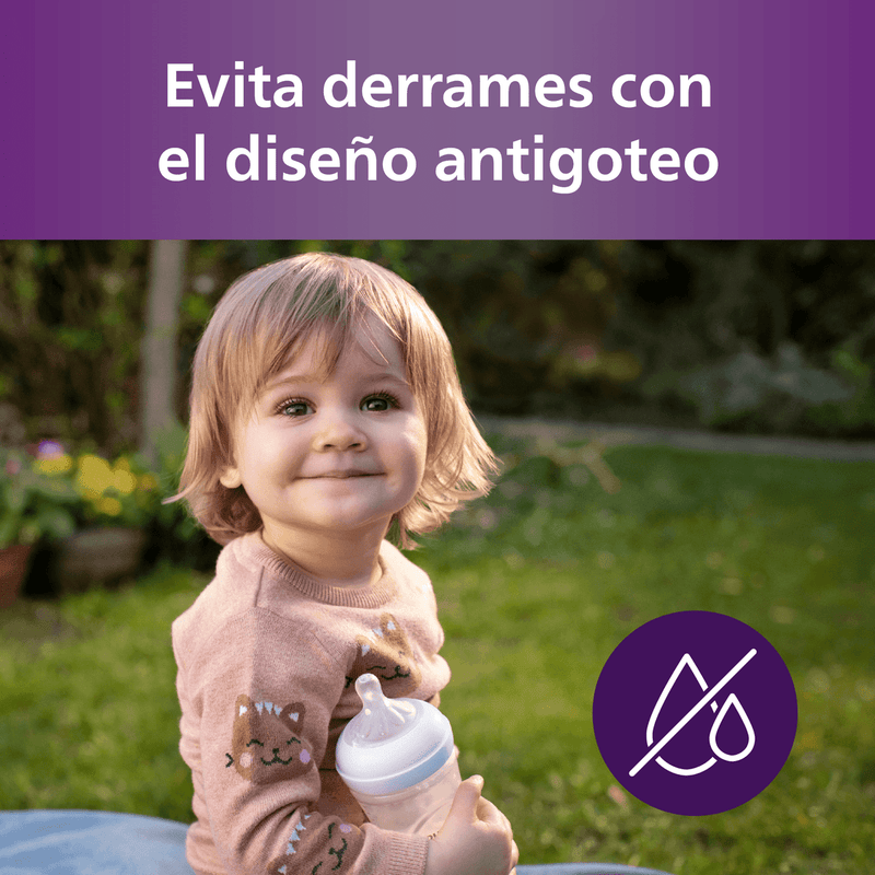 Mamadera, Natural Response 330 ml 3 m 1 unidad, Avent - KIDSCLUB Tienda ONLINE