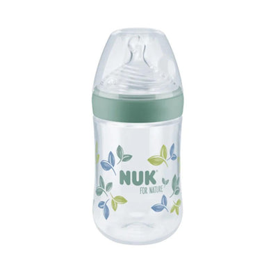 Mamadera Nuk For Nature Con Sensor De Temperatura 260ml - KIDSCLUB Tienda ONLINE