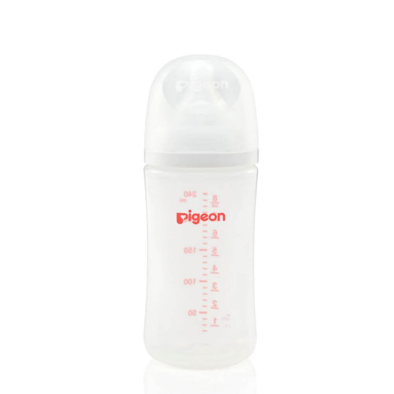 Mamadera Softouch Pp 240 ml Color Blanco, Pigeon - KIDSCLUB Tienda ONLINE