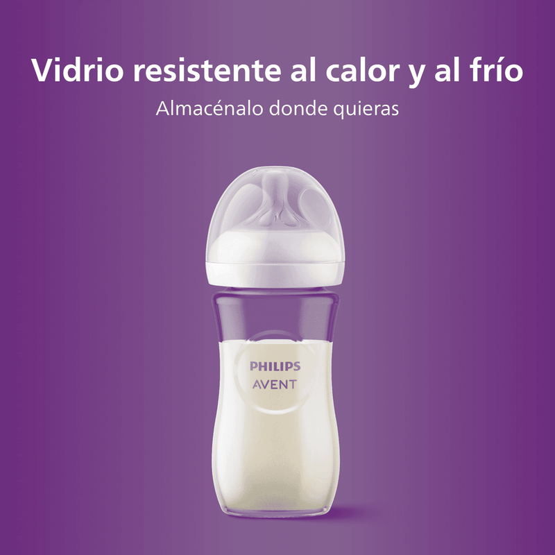 Mamadera Natural Response Philips SCY933/01 1m+ 240 Ml, Avent - KIDSCLUB Tienda ONLINE