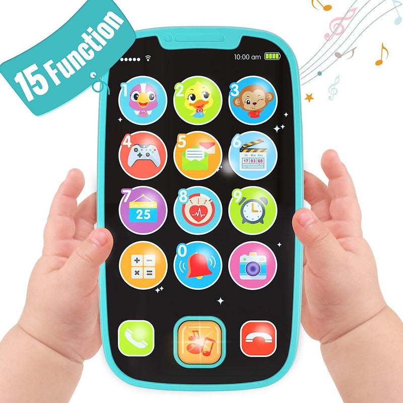 Mi primer Smartphone Celeste, Hola Toys - KIDSCLUB Tienda ONLINE