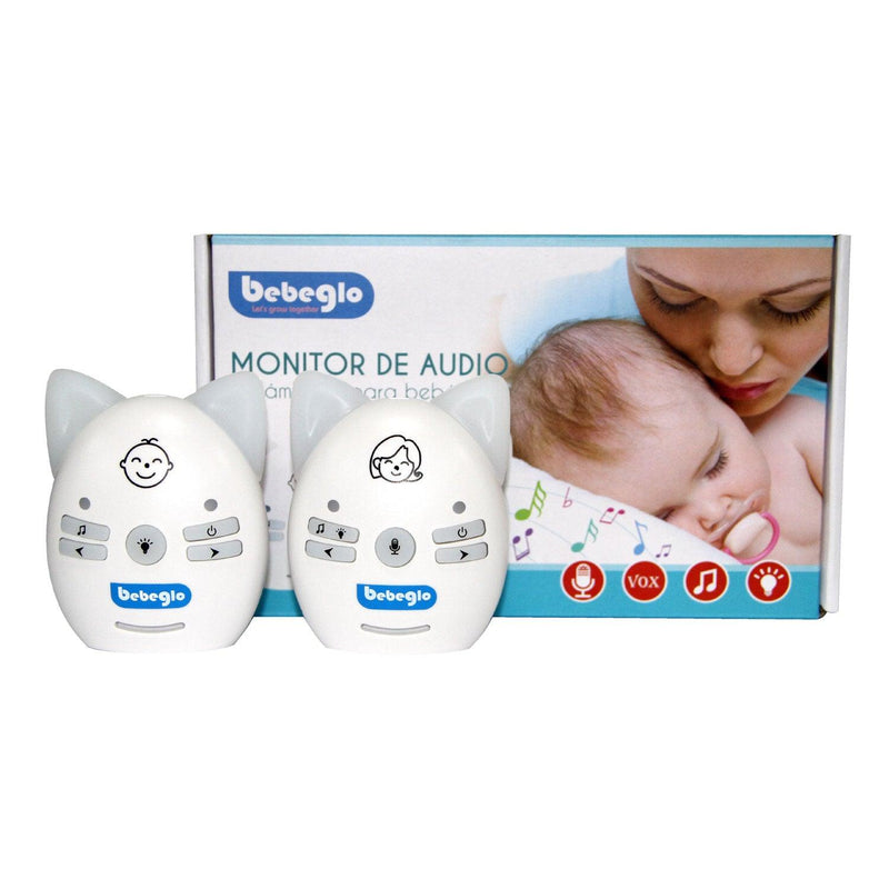 Monitor inalámbrico de audio para bebés Blanco, Bebeglo - KIDSCLUB Tienda ONLINE