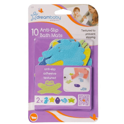 Pack 10 gomas antideslizantes tina de baño. Dreambaby - KIDSCLUB Tienda ONLINE