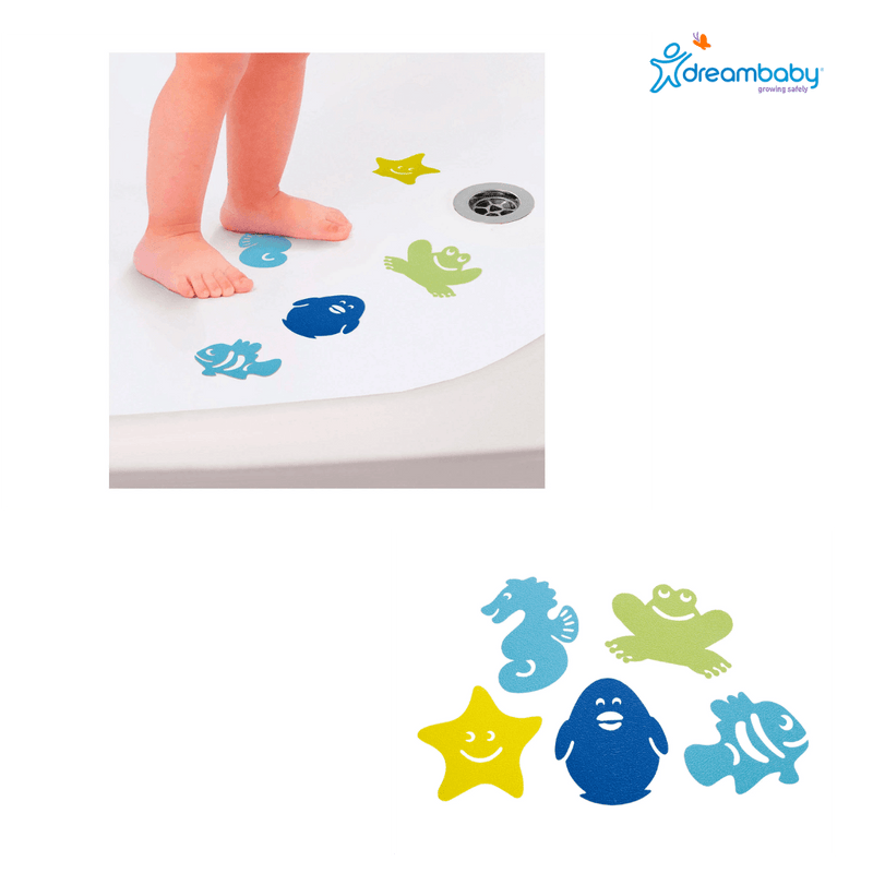 Pack 10 gomas antideslizantes tina de baño. Dreambaby - KIDSCLUB Tienda ONLINE