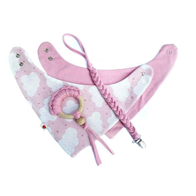 Pack Baby Shower ECO Algodón Rosa, Amamantas - KIDSCLUB Tienda ONLINE