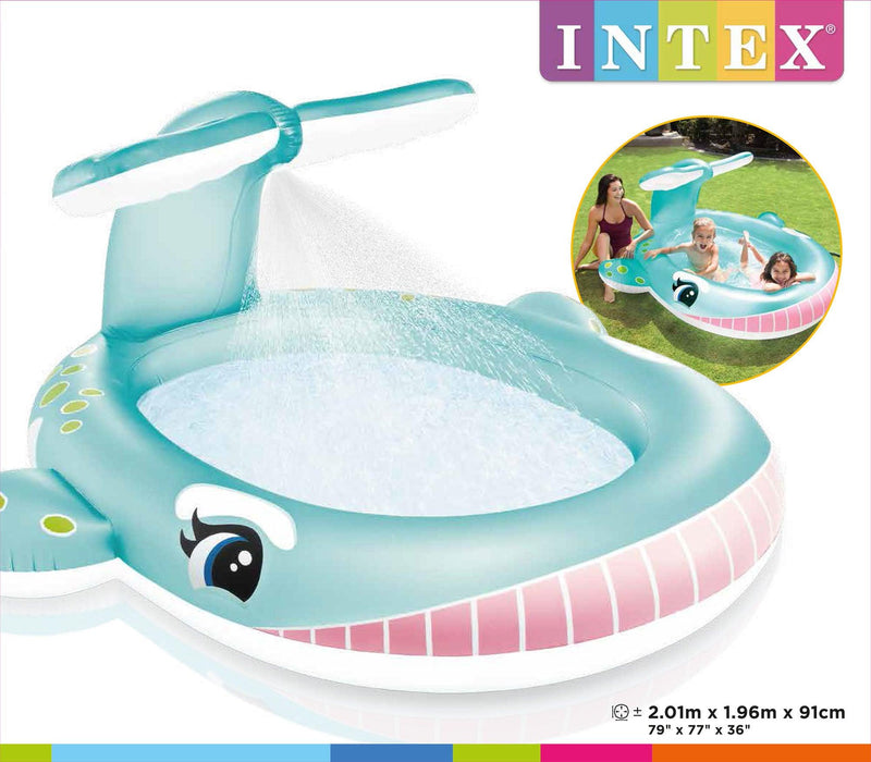 Piscina inflable whale spray, Intex - KIDSCLUB Tienda ONLINE