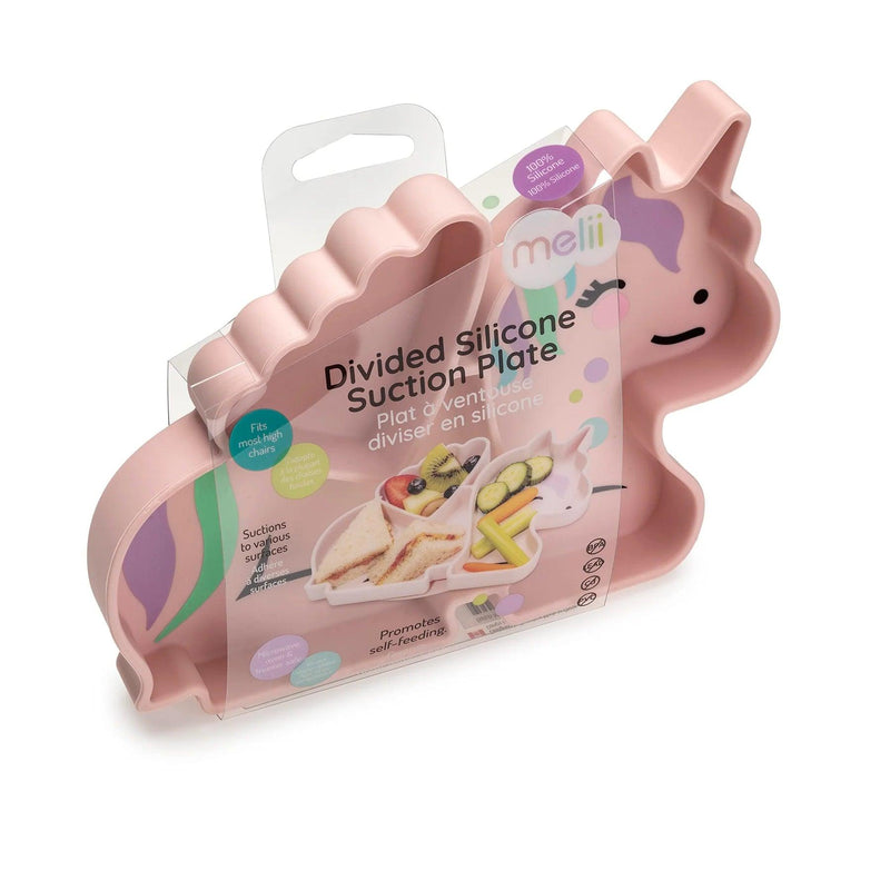 Plato de silicona Unicornio, Melii - KIDSCLUB Tienda ONLINE