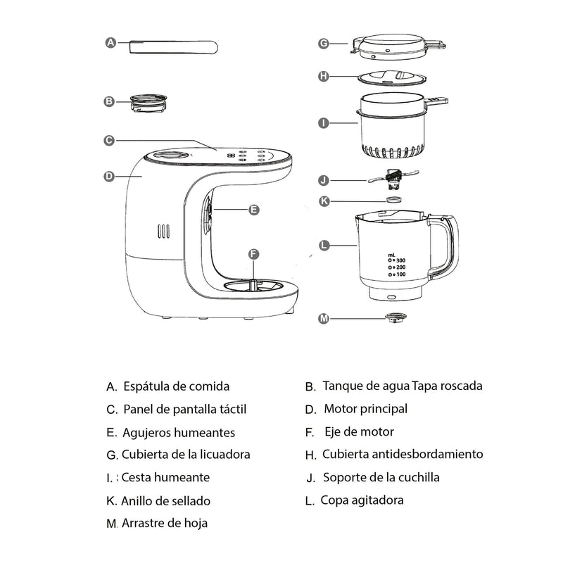 Procesador de Alimentos Winser Cook, Bebesit - KIDSCLUB Tienda ONLINE