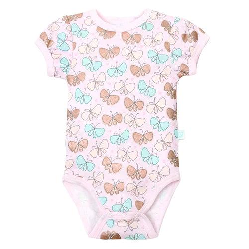 Set 2 Bodys Manga Corta Blanco Mariposa Niña 18-24M - KIDSCLUB Tienda ONLINE