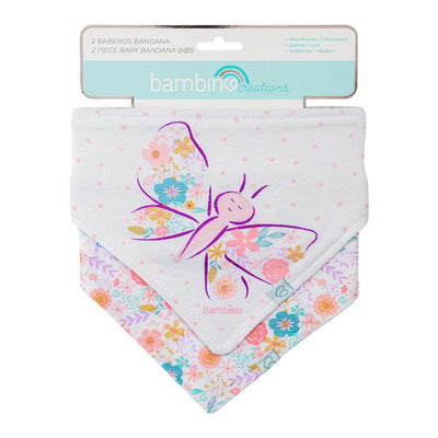 Set 2 Piezas Bandana Mariposa Blanco, Bambino - KIDSCLUB Tienda ONLINE