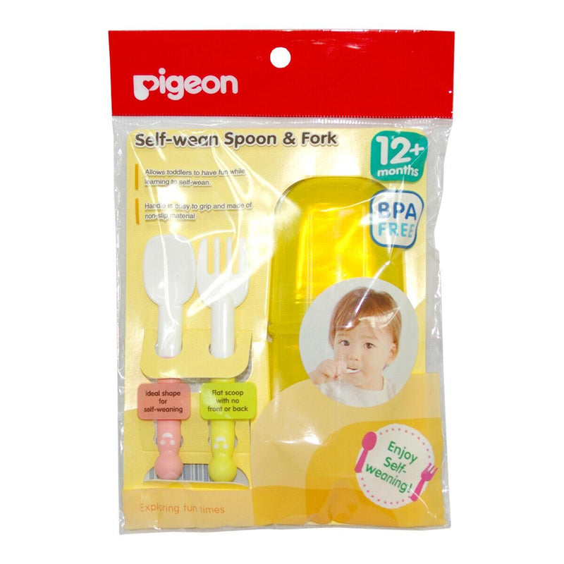 SET CUCHARA Y TENEDOR CON ESTUCHE PASO 2 PIGEON - KIDSCLUB Tienda ONLINE