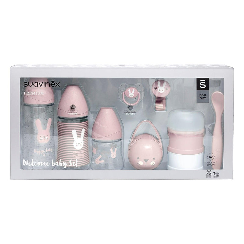 Set Recien Nacido Hygge Baby Rosa, Suavinex - KIDSCLUB Tienda ONLINE