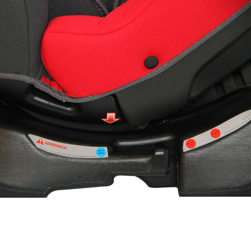 silla de auto 0a 25 kgs bebeglo bxs-213-3 rojo (rs-3085) - KIDSCLUB Tienda ONLINE