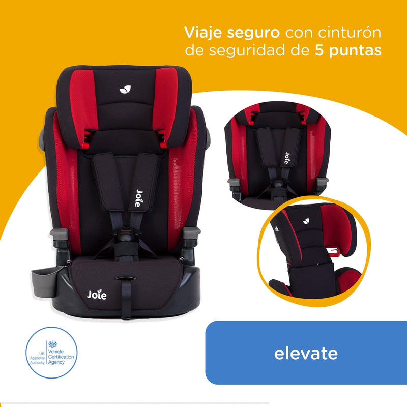 Silla de Auto Butaca Elevate - Cherry, Joie - KIDSCLUB Tienda ONLINE