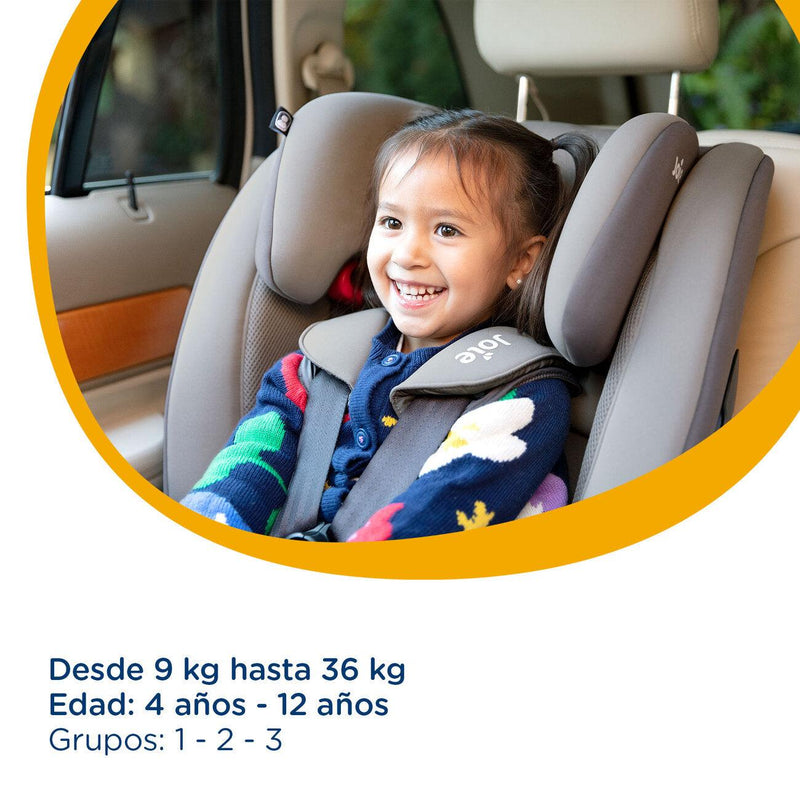 Silla de Auto Combinada Fortifi Dark Pewter, Joie - KIDSCLUB Tienda ONLINE