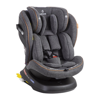 Silla de Auto Convertible Supra 360° Premium Gris, Bebesit - KIDSCLUB Tienda ONLINE