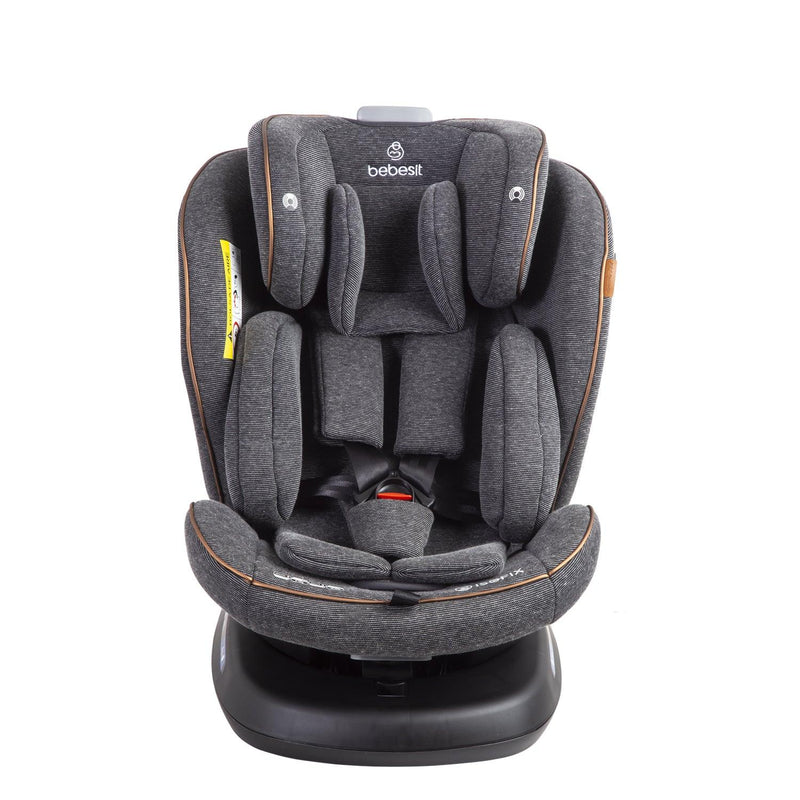 Silla de Auto Convertible Supra 360° Premium Gris, Bebesit - KIDSCLUB Tienda ONLINE