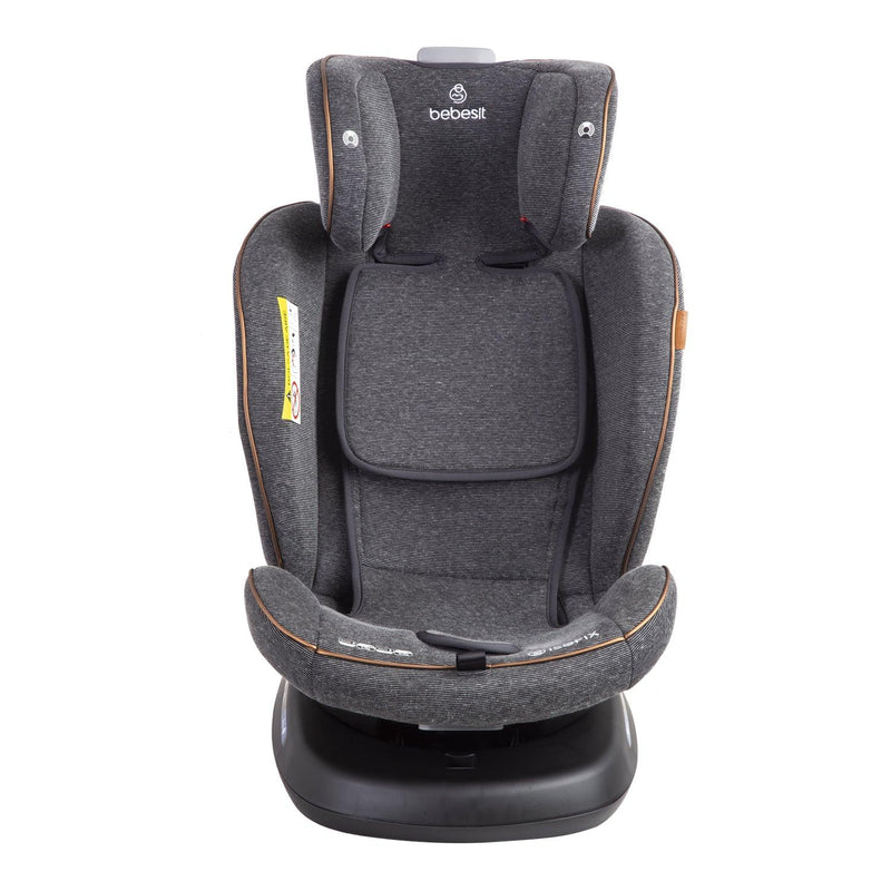 Silla de Auto Convertible Supra 360° Premium Gris, Bebesit - KIDSCLUB Tienda ONLINE