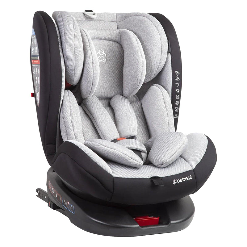 Silla de Auto Saturn Gris claro, Bebesit - KIDSCLUB Tienda ONLINE