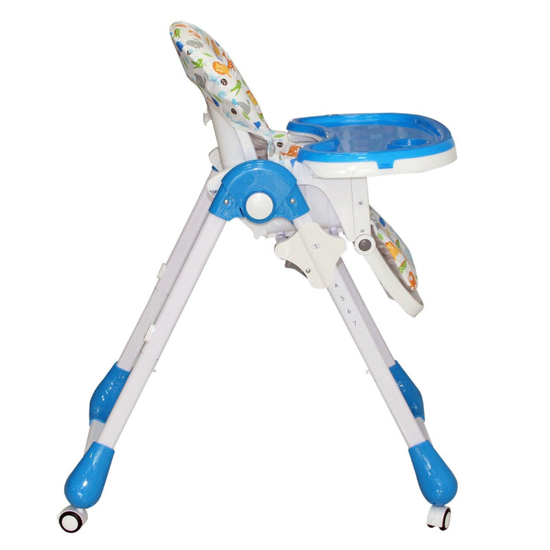 Silla de comer celeste RS-7085-1, Bebeglo - KIDSCLUB Tienda ONLINE