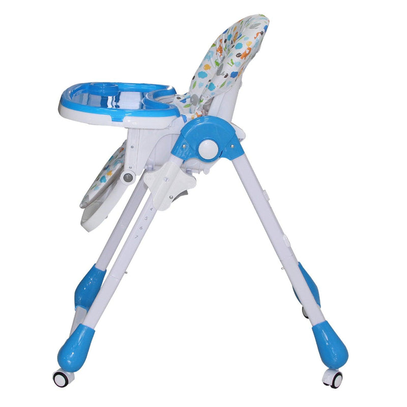 Silla de comer celeste RS-7085-1, Bebeglo - KIDSCLUB Tienda ONLINE