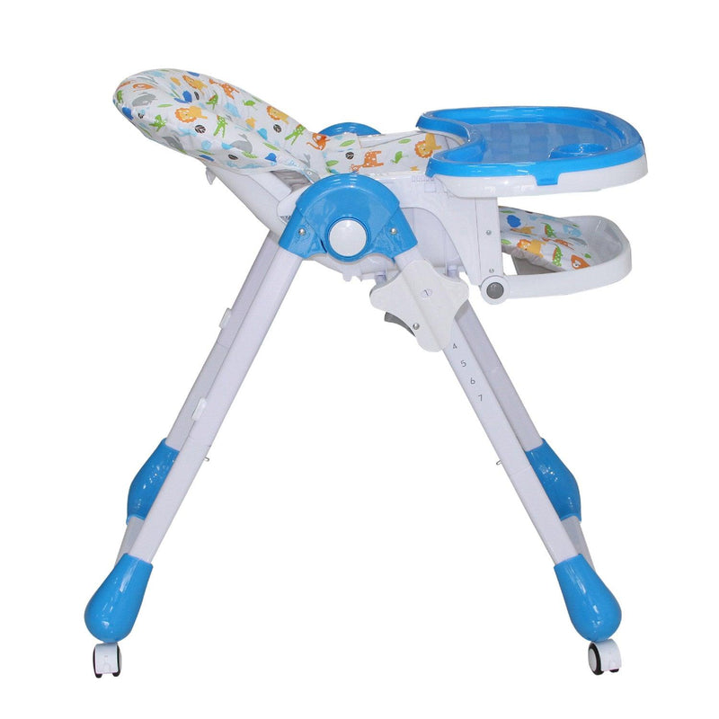 Silla de comer celeste RS-7085-1, Bebeglo - KIDSCLUB Tienda ONLINE