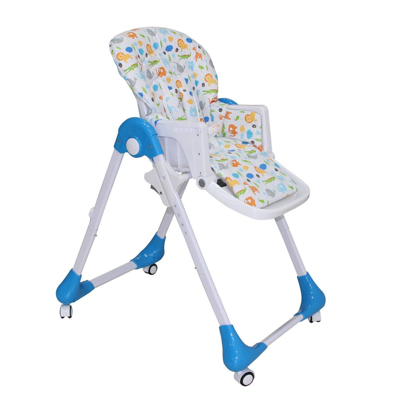 Silla de comer celeste RS-7085-1, Bebeglo - KIDSCLUB Tienda ONLINE