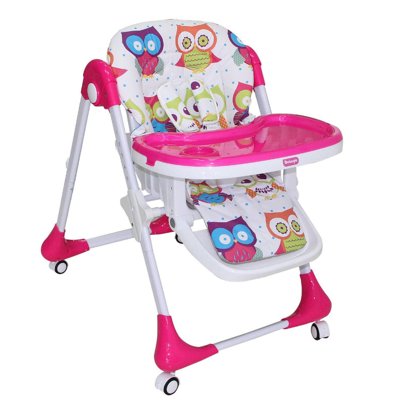 Silla de comer fucsia RS-7085-2, Bebeglo - KIDSCLUB Tienda ONLINE