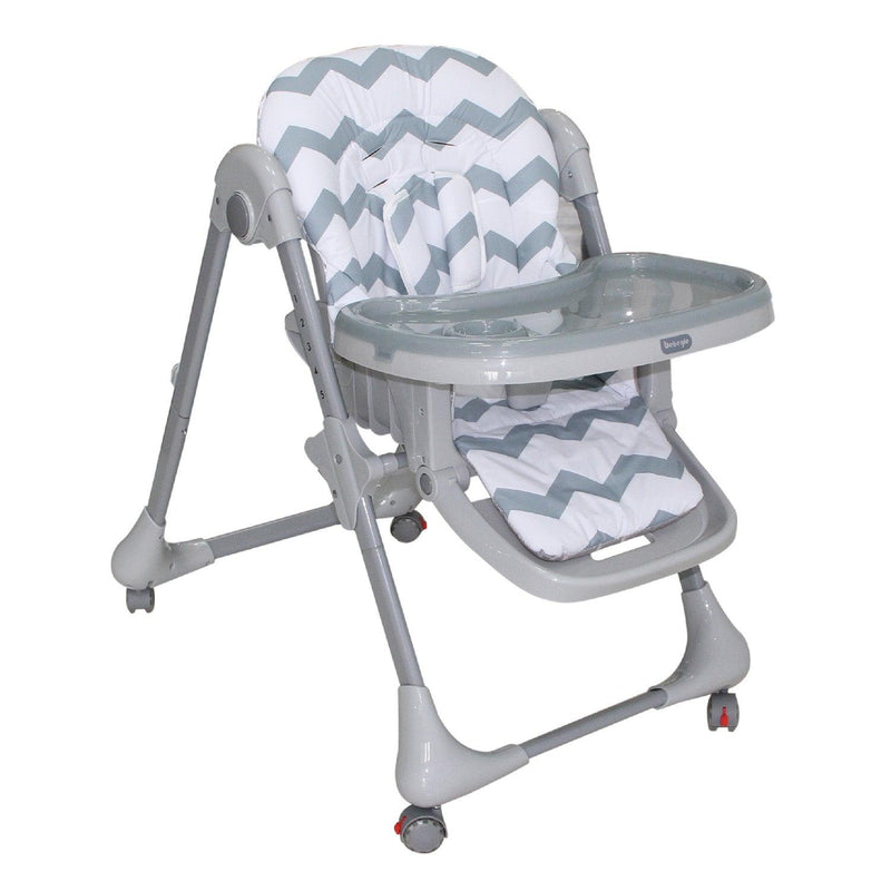 Silla de comer gris RS-7085-3, Bebeglo - KIDSCLUB Tienda ONLINE