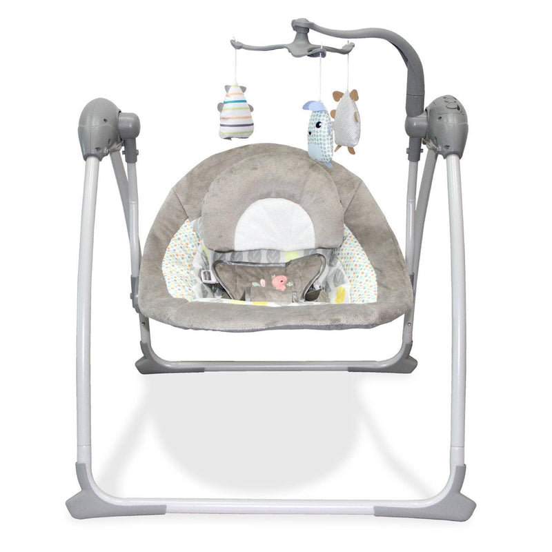 Silla mecedora electrónica con movil dark gray RS-17770, Bebeglo - KIDSCLUB Tienda ONLINE