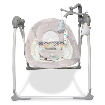 Silla mecedora electrónica con movil light gray RS-17760, Bebeglo - KIDSCLUB Tienda ONLINE