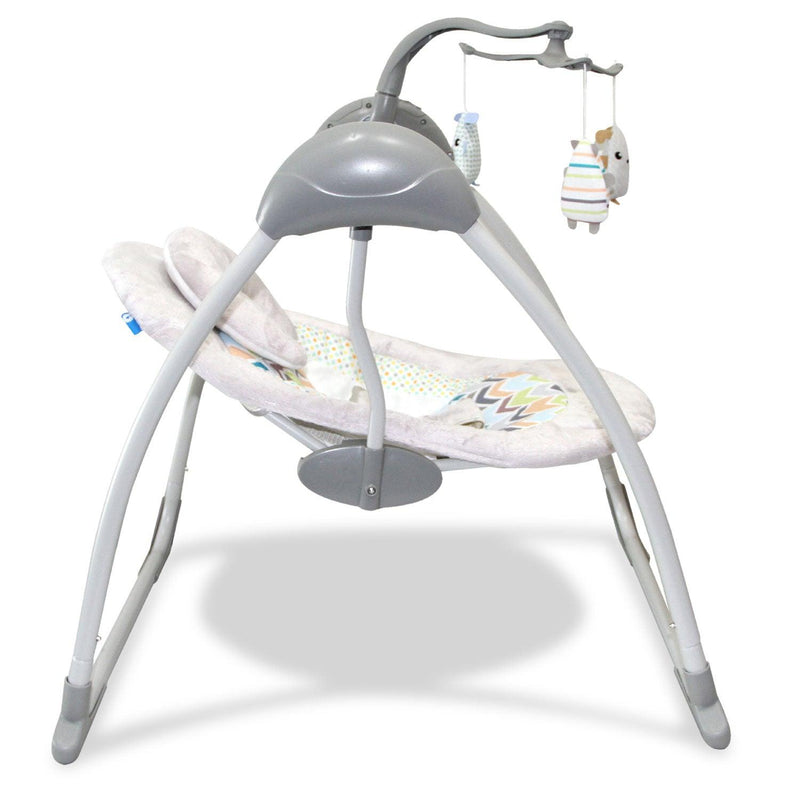 Silla mecedora electrónica con movil light gray RS-17760, Bebeglo - KIDSCLUB Tienda ONLINE