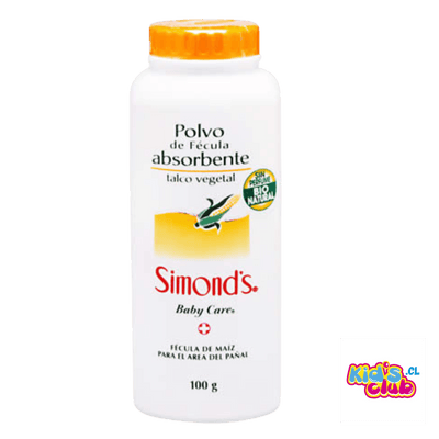 PACK SIMONDS 120 TOALLAS HUMEDAS SIMOND GLOSS + POLVO FECULA SIMONDS 100 GR - KIDSCLUB Tienda ONLINE