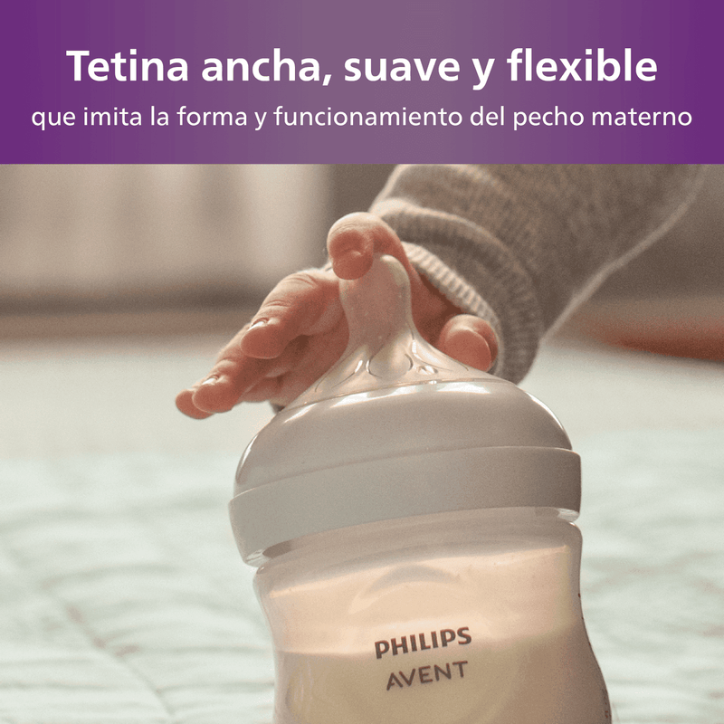 Tetina Natural Response Flujo Recién Nacidos 0 meses 2 unidades SCY961/02, Avent - KIDSCLUB Tienda ONLINE