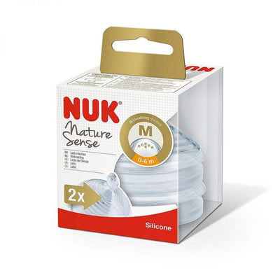 Tetinas Silicona NATURE SENSE NUK pack 2 unidades Flujo S,M,L - KIDSCLUB Tienda ONLINE