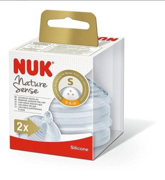 Tetinas Silicona NATURE SENSE NUK pack 2 unidades Flujo S,M,L - KIDSCLUB Tienda ONLINE