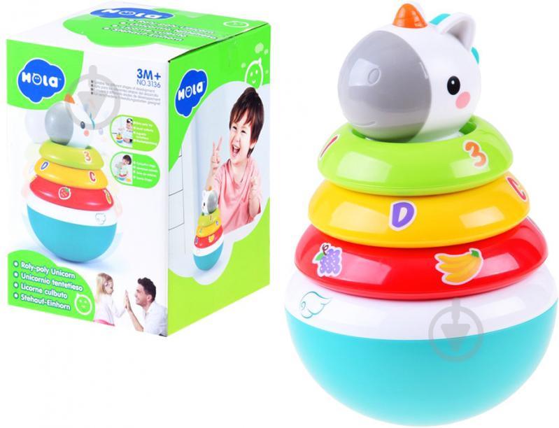 Unicornio Rolly-Polly, Hola Toys - KIDSCLUB Tienda ONLINE