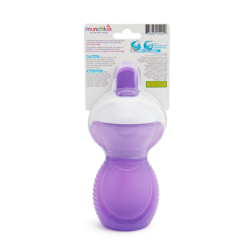 Vaso antiderrame c/bombilla flip click & lock 266 ml, Munchkin - KIDSCLUB Tienda ONLINE