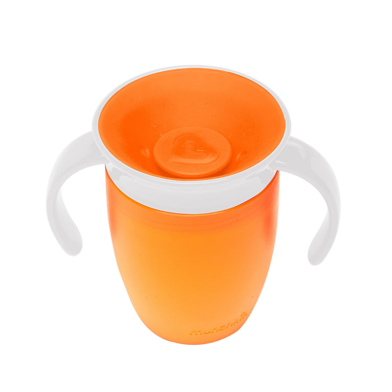 vaso antiderrame miracle 360° con asas 207ml, Munchkin - KIDSCLUB Tienda ONLINE