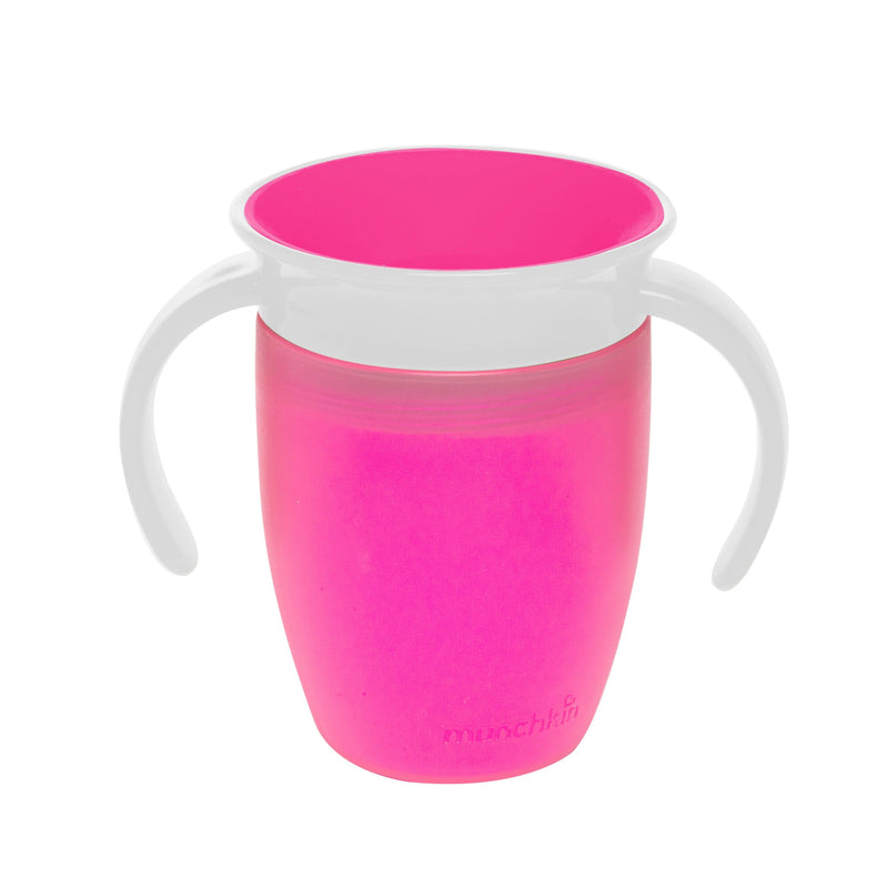 vaso antiderrame miracle 360° con asas 207ml, Munchkin - KIDSCLUB Tienda ONLINE