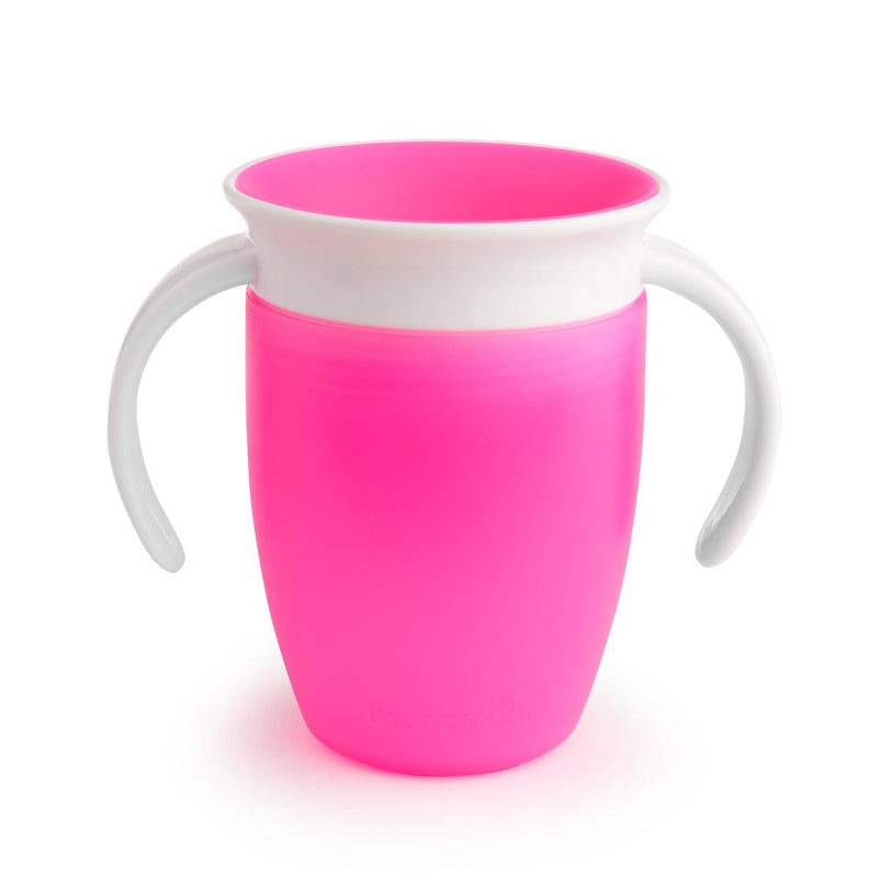 vaso antiderrame miracle 360° con asas 207ml, Munchkin - KIDSCLUB Tienda ONLINE