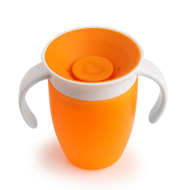 vaso antiderrame miracle 360° con asas 207ml, Munchkin - KIDSCLUB Tienda ONLINE