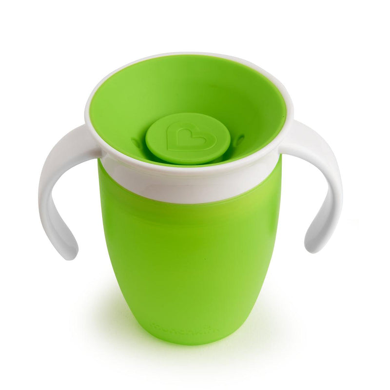 vaso antiderrame miracle 360° con asas 207ml, Munchkin - KIDSCLUB Tienda ONLINE