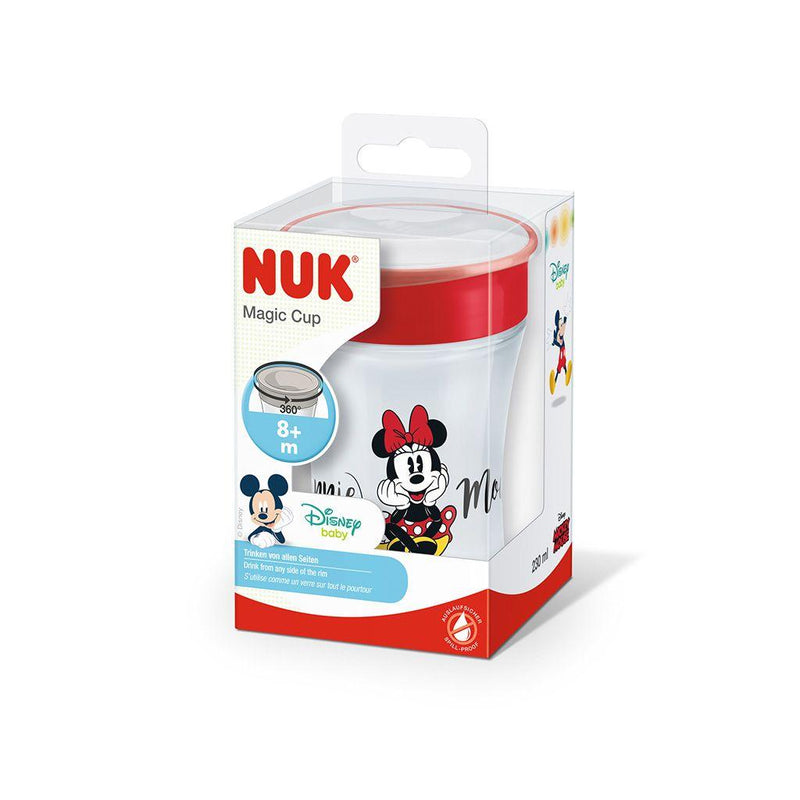 VASO Magic Cup NUK Disney 230 ML 8 m + (Minnie / Mickey) - KIDSCLUB Tienda ONLINE