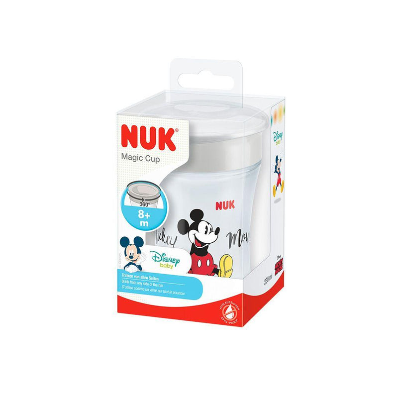 VASO Magic Cup NUK Disney 230 ML 8 m + (Minnie / Mickey) - KIDSCLUB Tienda ONLINE